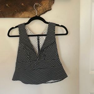 Free People Cropped Peplum Shirt